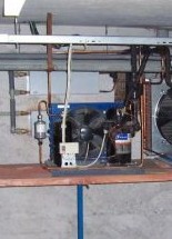 Drei Wärmetauscher sind an drei Anlagen verschiedener Leistung installiert.